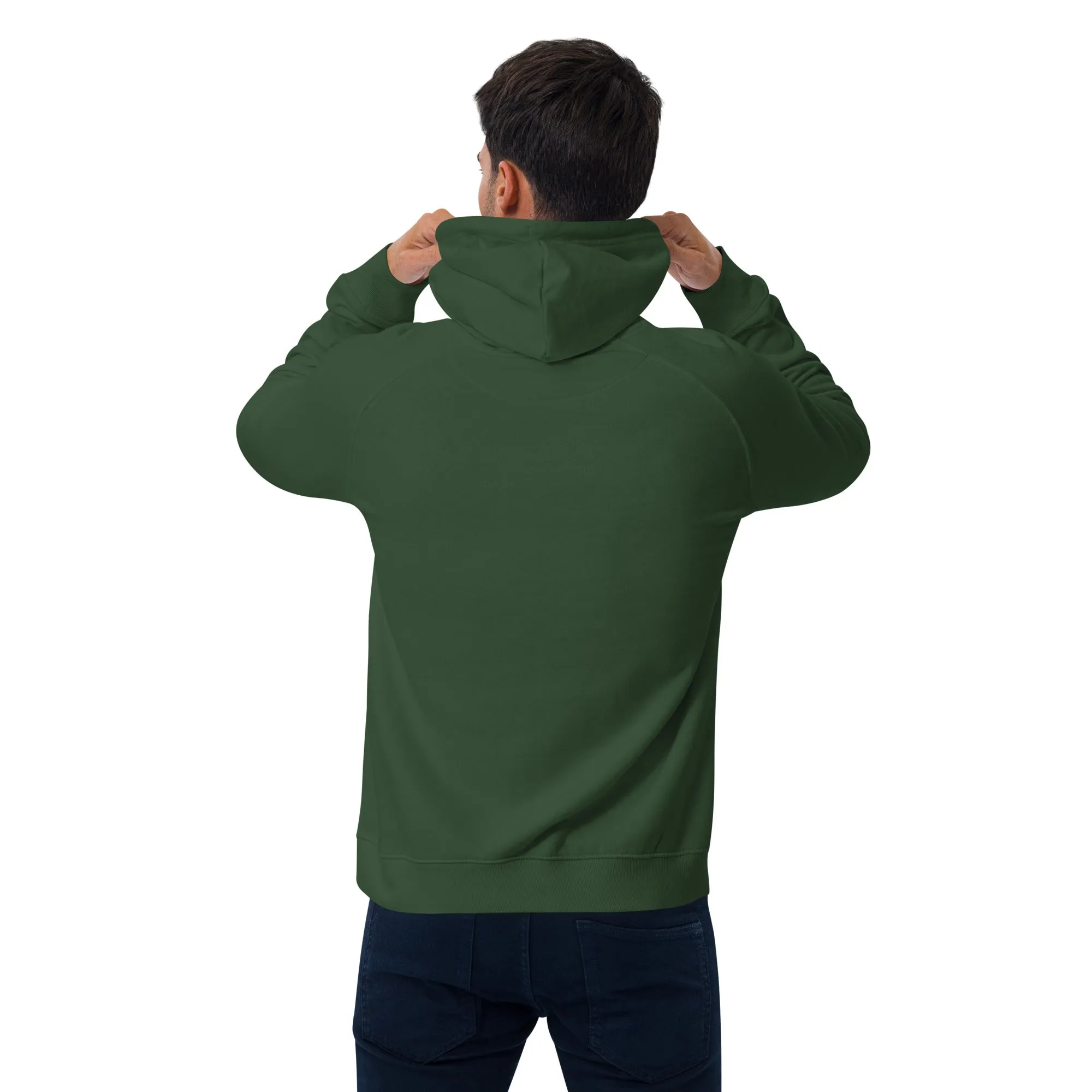 Turkey Chef Graphic Men Eco Raglan Hoodie