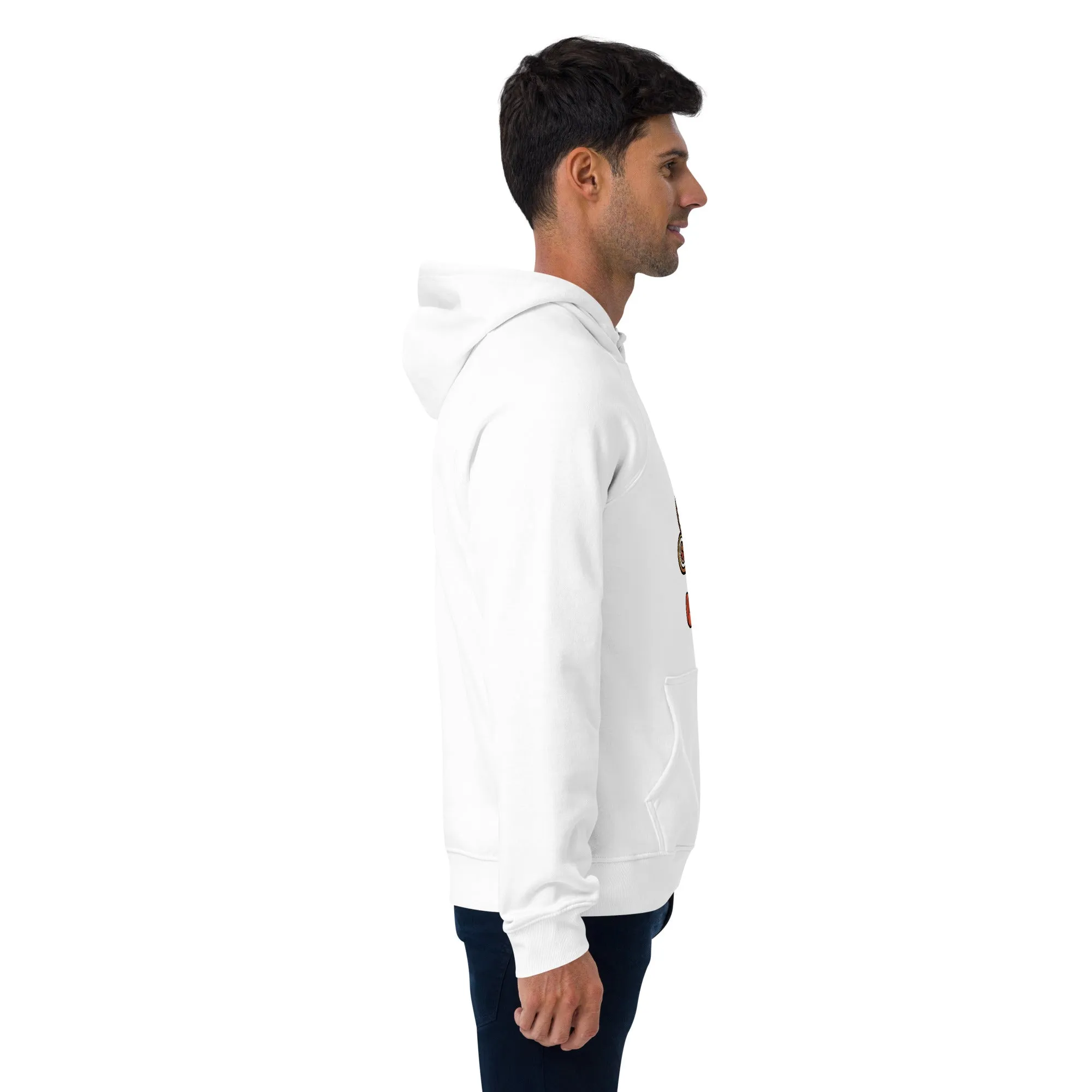 Turkey Feast Graphic Men Eco Raglan Hoodie