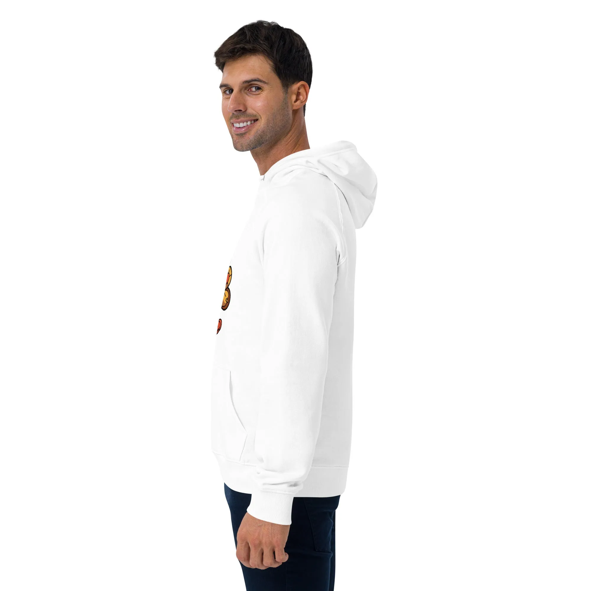 Turkey Feast Graphic Men Eco Raglan Hoodie