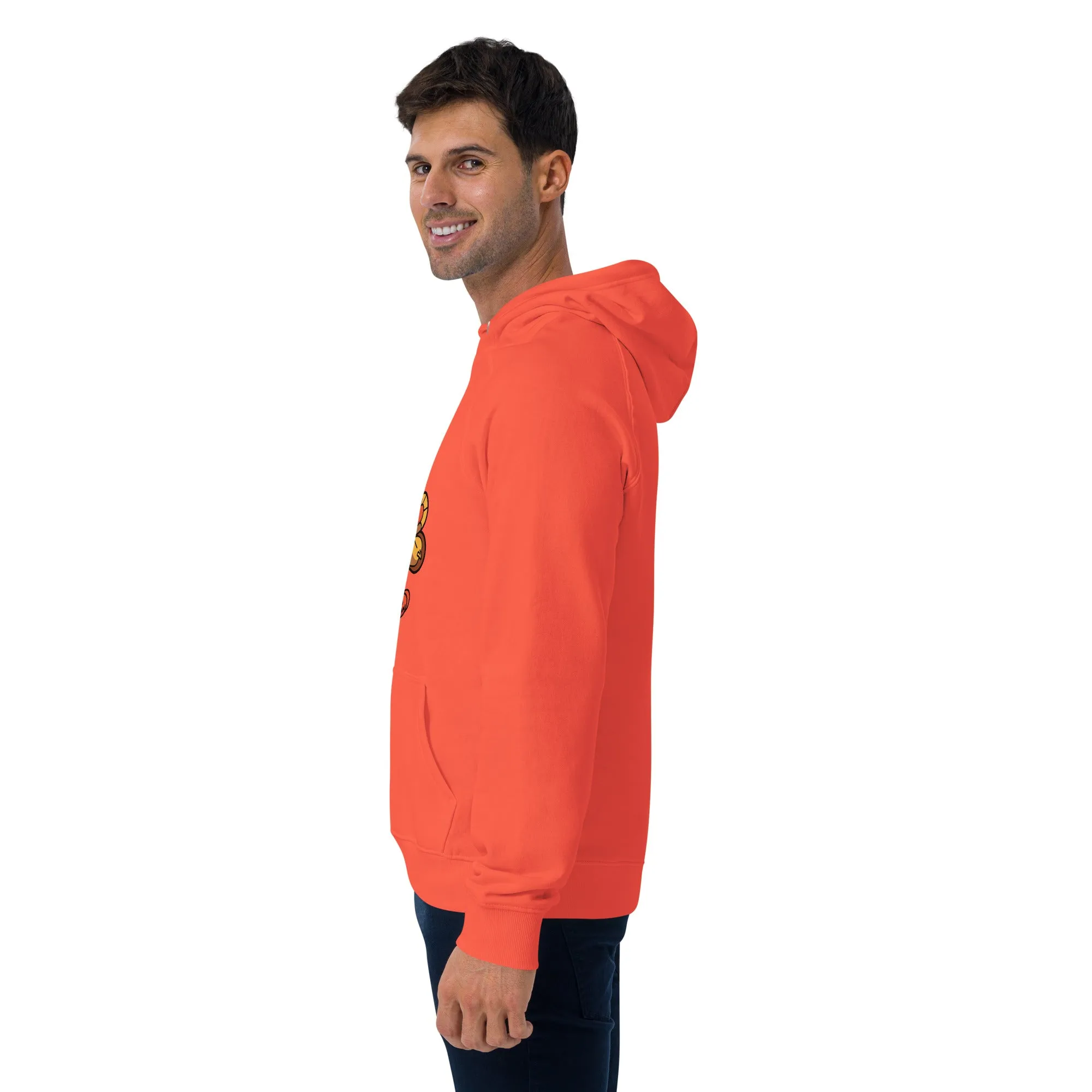 Turkey Feast Graphic Men Eco Raglan Hoodie