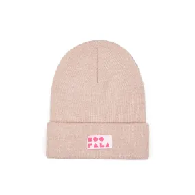 Unisex Boo Beanie Hat - Soft Pink