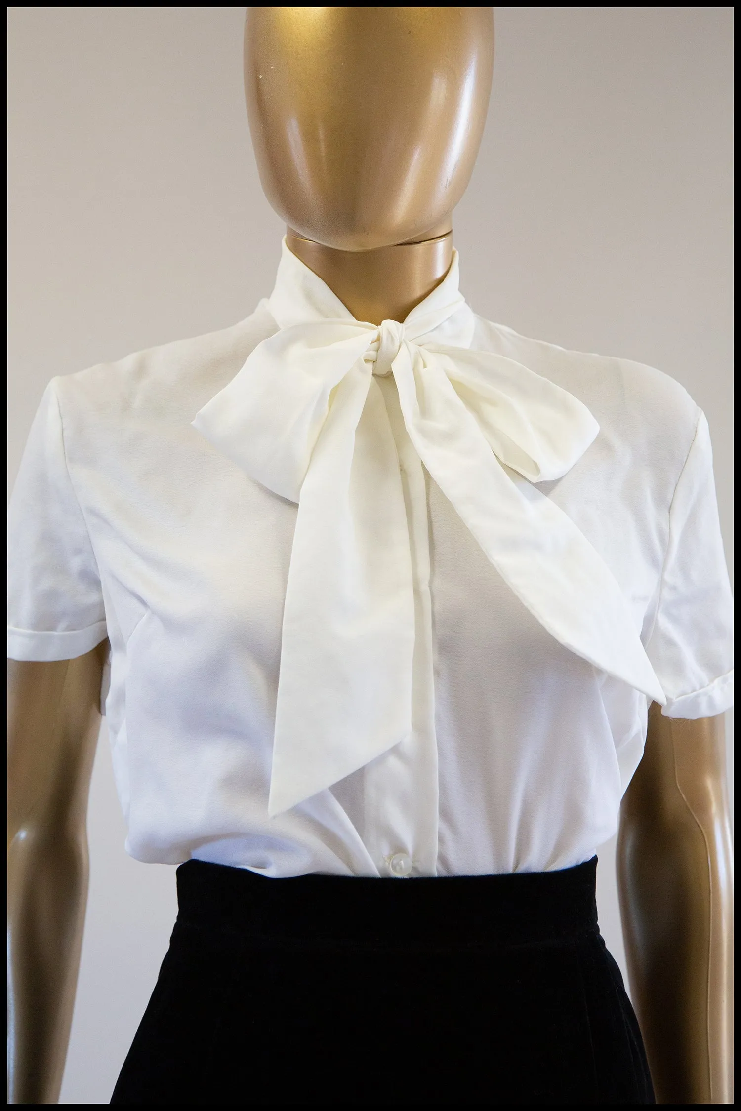 Vintage 1990s Black Velvet Mini Skirt Suit