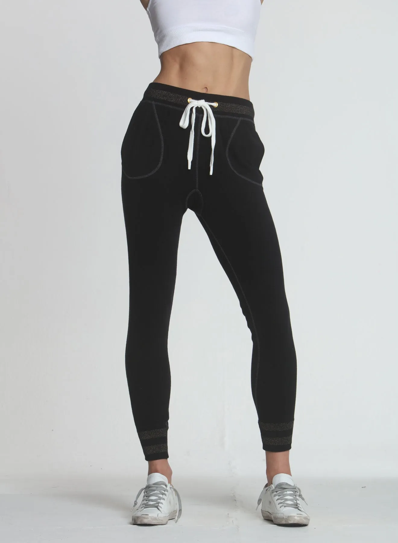 Wanda Waffle Hoodie - Black