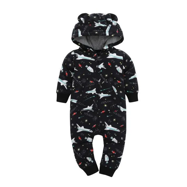 Winter Baby Romper hoodies kids clothing