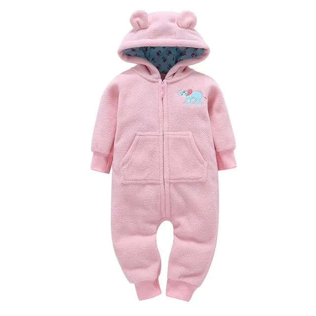 Winter Baby Romper hoodies kids clothing