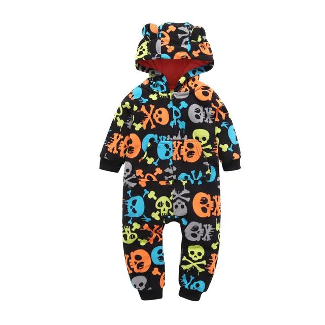 Winter Baby Romper hoodies kids clothing