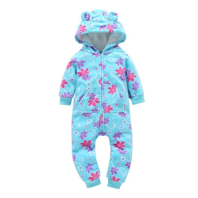 Winter Baby Romper hoodies kids clothing
