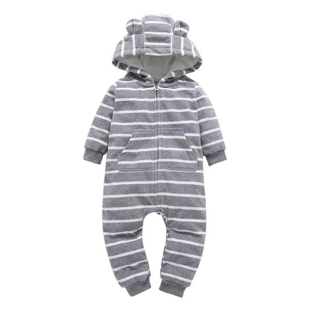 Winter Baby Romper hoodies kids clothing