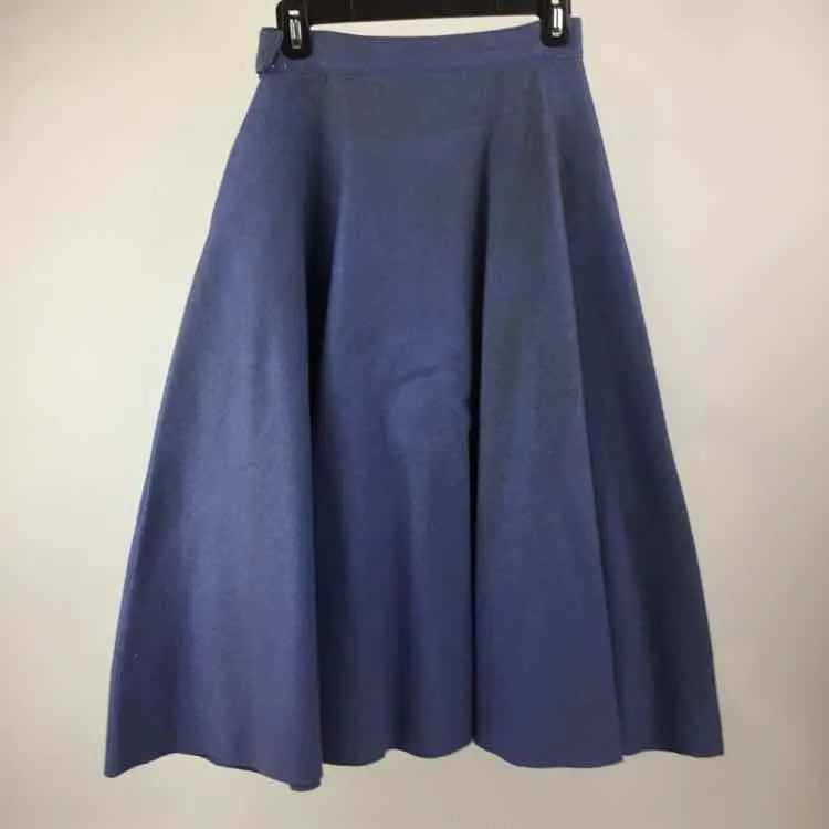 Women Size S Lavender Vintage Felt like Maxi Skirt