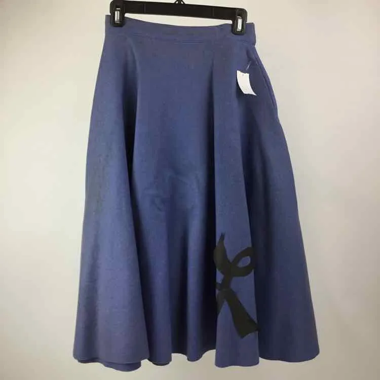 Women Size S Lavender Vintage Felt like Maxi Skirt