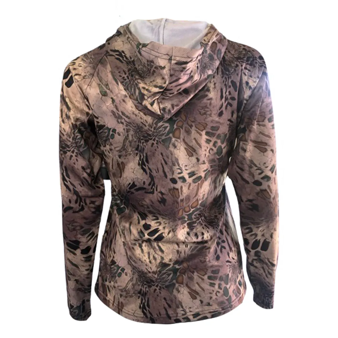 Women's Prym1 MP Camo Mesh Hoodie w/ Pink Logo