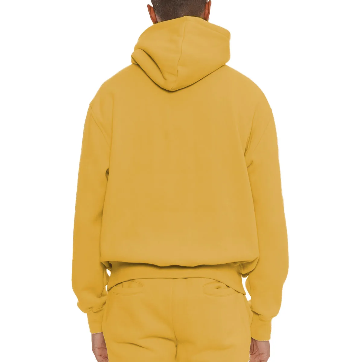 Yellow Premium Cotton Hoodie