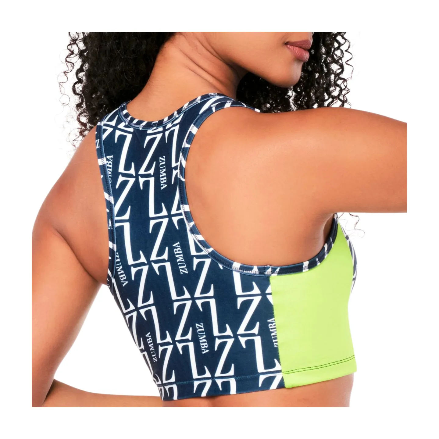Zumba Prep High Neck Crop Tank